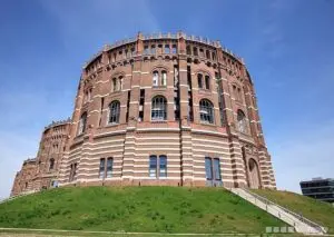 Gasometer city in Vienna