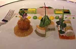 dish at Silvio Nickol Michelin restaurant in Vienna