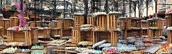 Easter market in Vienna, Austria
