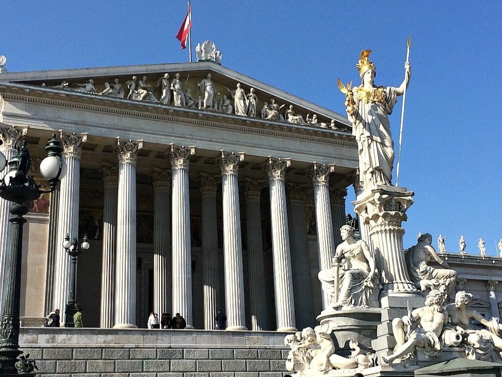 Vienna Sights: Austrian Parliament