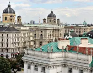 Vienna where to visit: view from 25 Hours Hotel