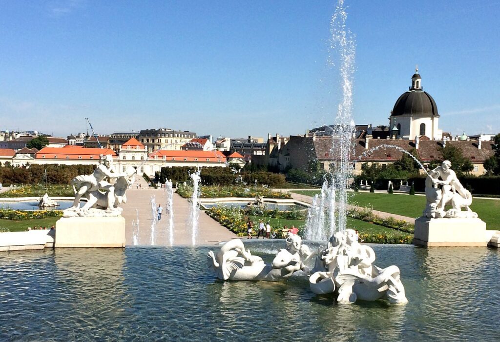 Belvedere Vienna gardens