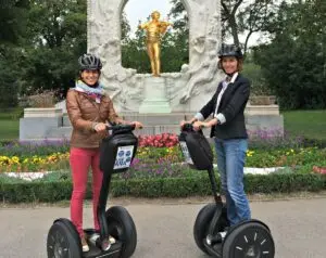 Vienna Segway Tour Review: Johann Strauss Statue