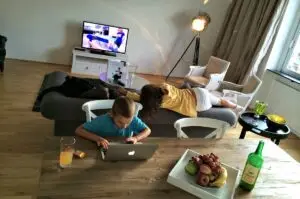 Vienna apartment rental: lounge area