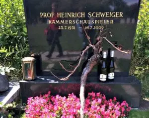 Central Cemetery Vienna: Heinrich Schweiger's grave