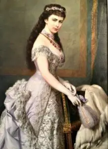 Empress Sissi painting at Hermes Villa