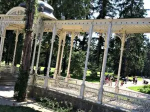 Arcades of Empress Sissi Palace at Lainz