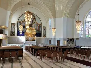Otto Wagner Church: interior