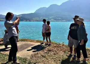 Vienna Salzburg Day Trip: Attersee photo shooting