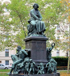 Beethoven in Vienna: monument Beethovenplatz