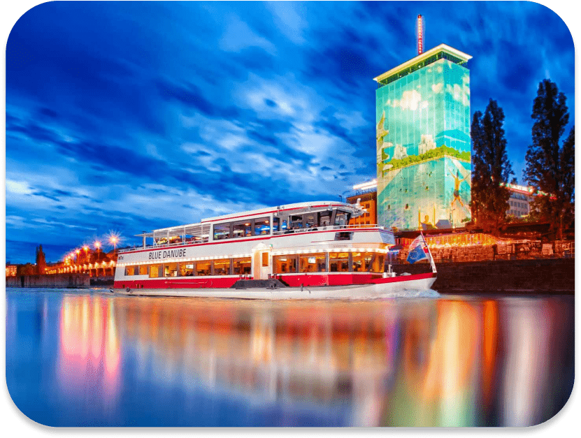 Candlelit Evening on the DDSG Blue Danube Cruise